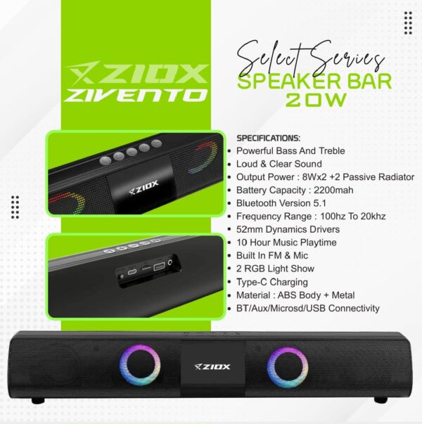 Speaker bar 20w