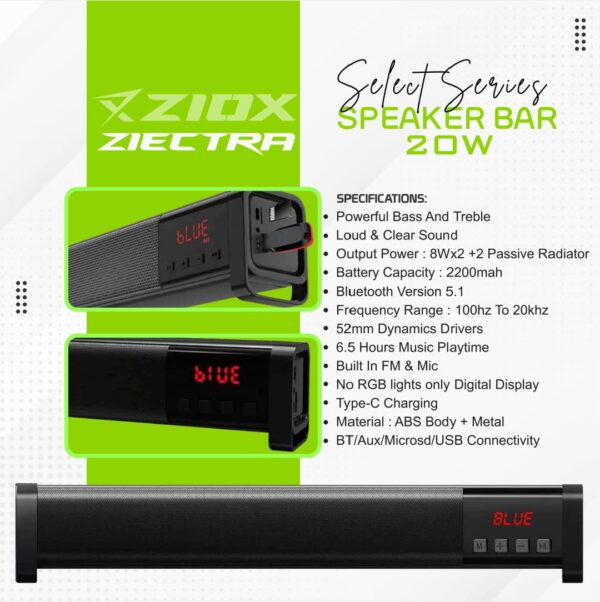 Speaker bar 20w