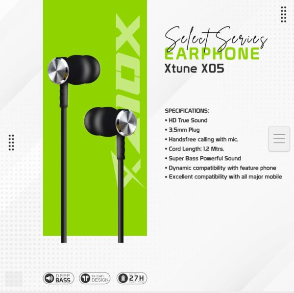 Earphone xtune